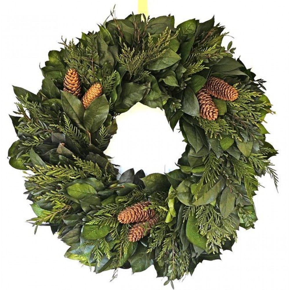 Celebrate Evergreens Wreath 22 Inch Or 30 Inch